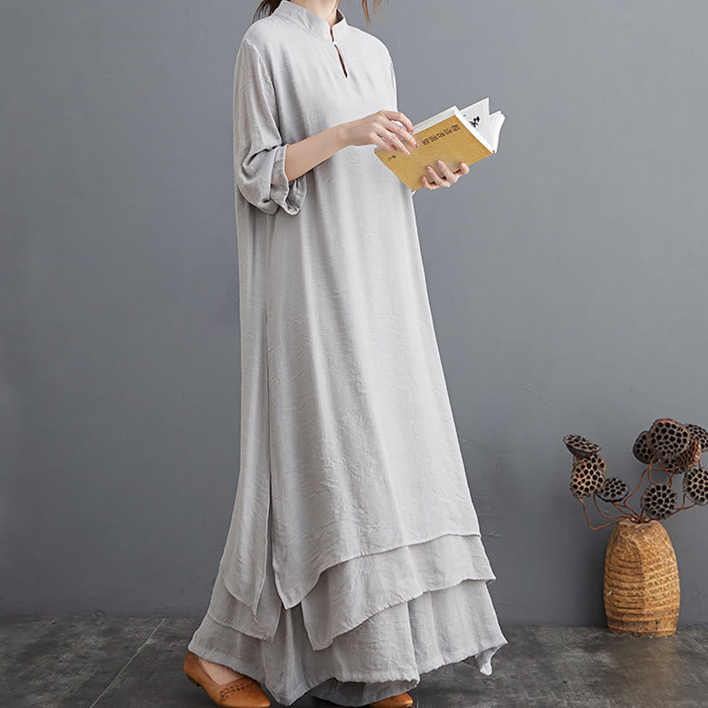 Foviel Einfaches Muster Meditation Gebet Spirituelle Zen Praxis Yoga Kleidung Damen Set