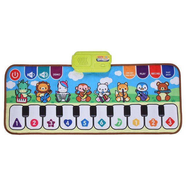 Fidtoy Piano Music Mat – Musical Floor Play Mat for Babies and Kids
