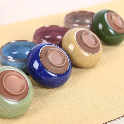 Buddha Stones Cute Koi Fish Ceramic Teacup Kung Fu Tea Cup Bowl 45ml Cup BS 11