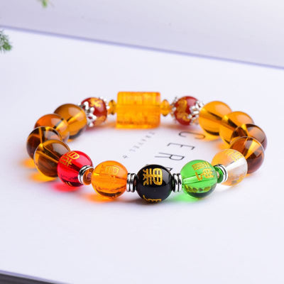 Buddha Stones Natural Citrine Fortune Happiness Bracelet Bracelet BS 2