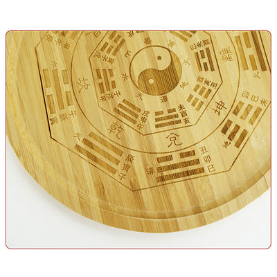 Buddha Stones Feng Shui Bamboo Bagua Map Harmony Energy Map Bagua Map BS 10