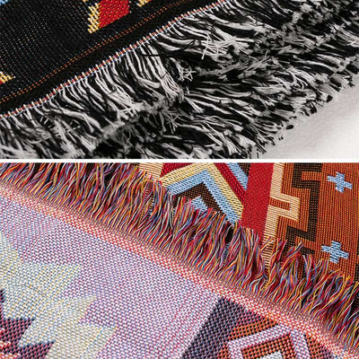 Buddha Stones Geometric Warm Comfortable Camping Home Office Bed Blanket Blanket BS 8