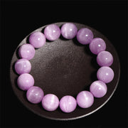Bracelet Foviel en kunzite naturelle pour l'amour et la croissance spirituelle