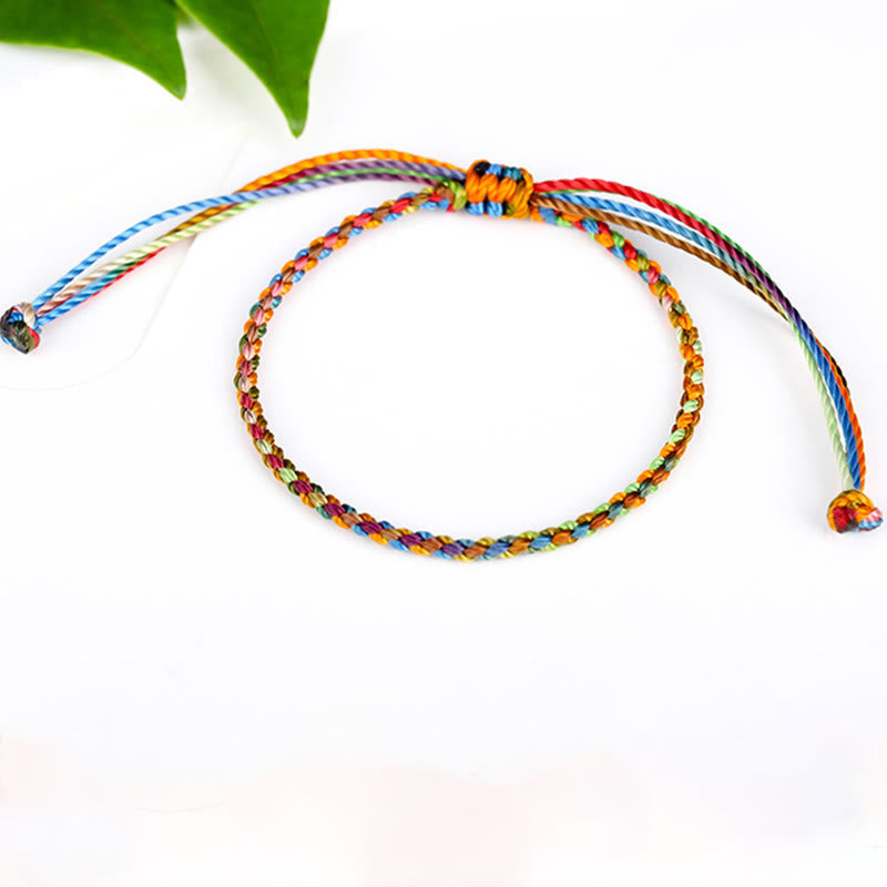 Buddha Stones "May all your wishes come true" Lucky Multicolored Bracelet Bracelet BS 9