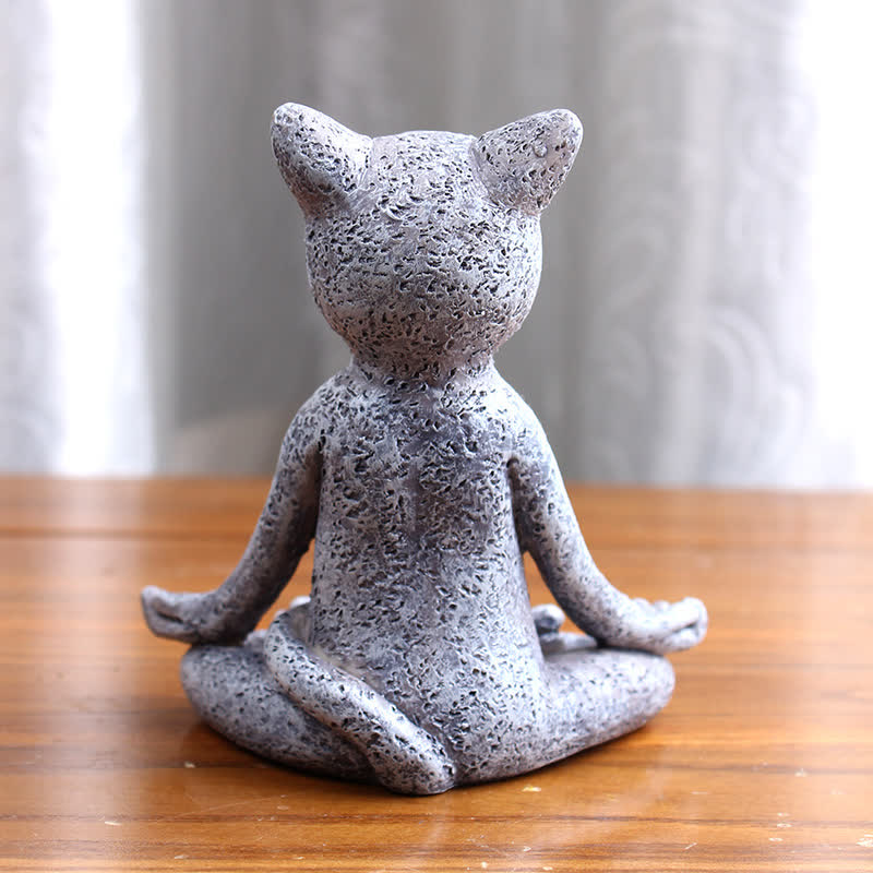 Buddha Stones Meditating Zen Dog Cat Frog Decoration Decorations BS 8