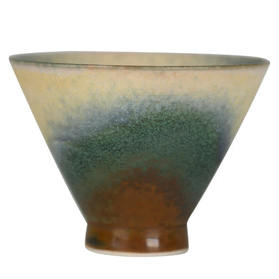 Buddha Stones Vintage Furnace Transmutation Kiln Porcelain Teacup Kung Fu Tea Cup Cup BS 7
