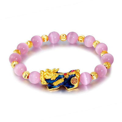 Buddha Stones Pixiu Cat Eye Lucky Bracelet Bracelet BS main
