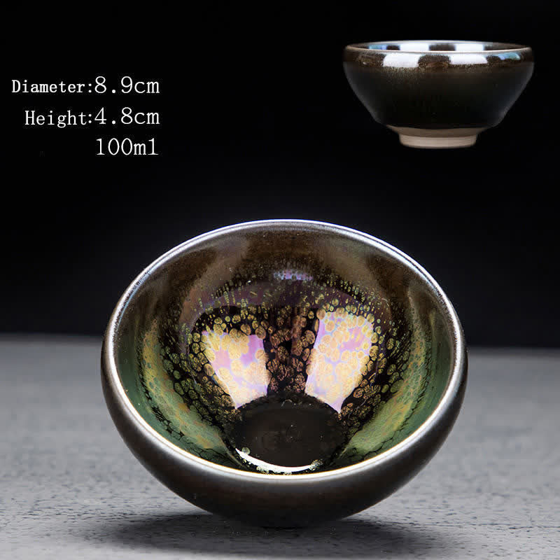 Buddha Stones Vintage Ceramic Teacup Tea Cups Cup BS 8.9cm*4.8cm*100ml