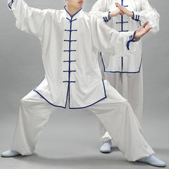 Foviel Simple Pattern Meditation Prayer Spiritual Zen Tai Chi Qigong Practice Unisex Clothing Set