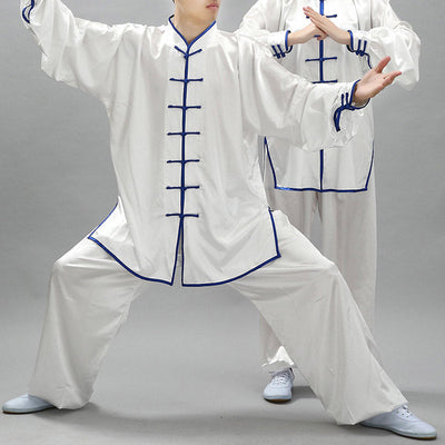 Foviel Simple Pattern Meditation Prayer Spiritual Zen Tai Chi Qigong Practice Unisex Clothing Set