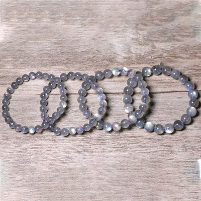 Buddha Stones Natural Moonstone Calm Positive Bracelet Bracelet BS 12