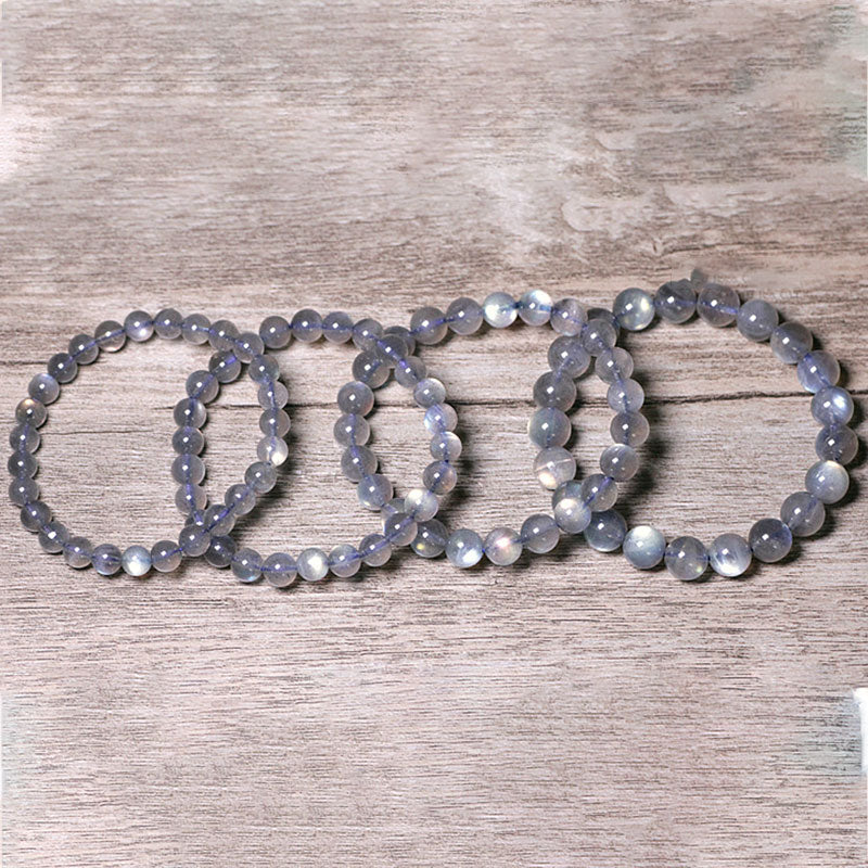 Buddha Stones Natural Moonstone Calm Positive Bracelet Bracelet BS 12