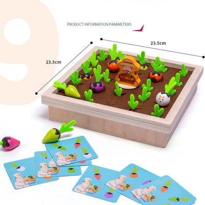 Carrot Pull Memory Game – Fine Motor and Matching Skills Toy