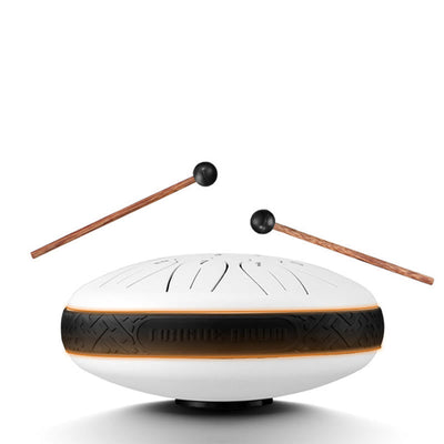 Buddha Stones Steel Tongue Drum Sound Healing Meditation Yoga Lotus Drum Kit 11 Note 6 Inch Tongue Drum BS 8