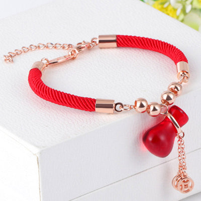 Buddha Stones Wealth Attractor Red Agate Red Rope Bracelet Bracelet BS 1