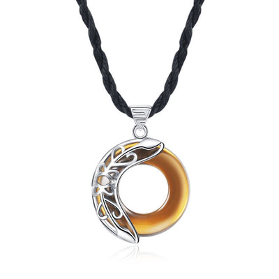 Buddha Stones Love Wings Copper Luck Healing Necklace Pendant Necklaces & Pendants BS 7