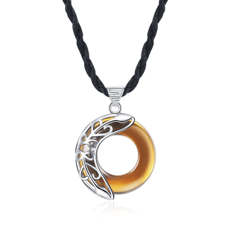 Buddha Stones Love Wings Copper Luck Healing Necklace Pendant Necklaces & Pendants BS 7