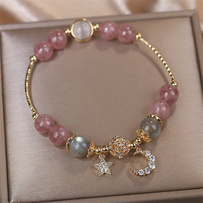 FREE Today: The Healing Positive Strawberry Quartz Bracelet FREE FREE 6