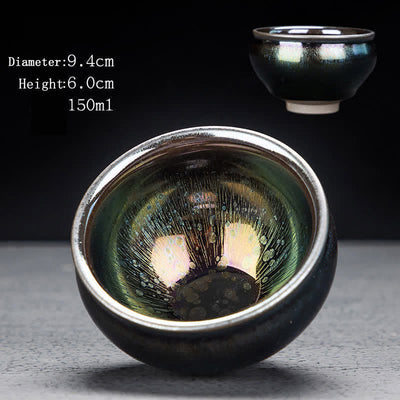 Buddha Stones Vintage Ceramic Teacup Tea Cups Cup BS 9.4cm*6.0cm*150ml