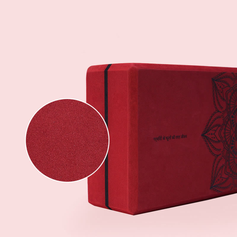 Buddha Stones Tibetan Mandala Mindful Soft Non-Slip Foam Yoga Block Yoga Block buddhastoneshop 6