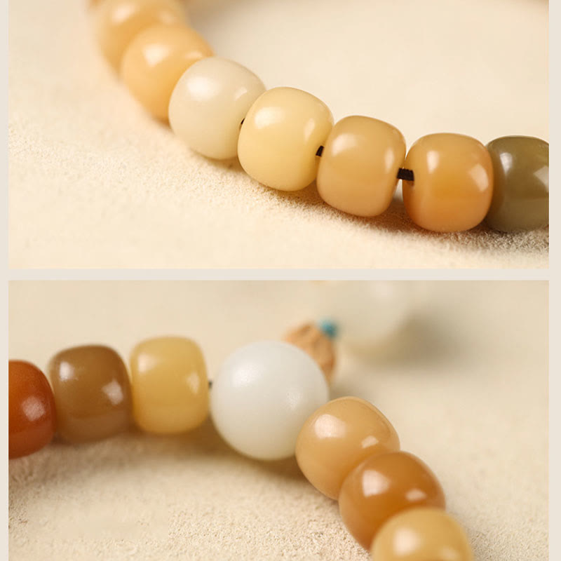Buddha Stones Natural Bodhi Seed The Lord of the Corpse Forest Om Mani Padme Hum Wisdom Bracelet Bracelet BS 21