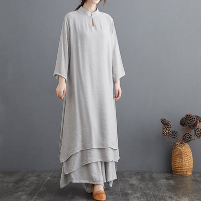 Foviel Einfaches Muster Meditation Gebet Spirituelle Zen Praxis Yoga Kleidung Damen Set