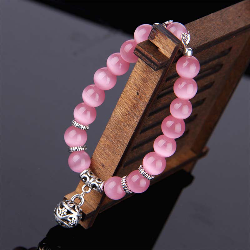 Bracelet porte-bonheur œil de chat tibétain Foviel
