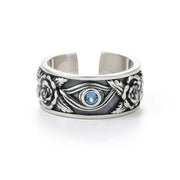 Foviel Auge des Horus Kristallschutz verstellbarer Ring