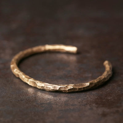 Buddha Stones Tibetan Bump Texture Copper Luck Cuff Bracelet Bangle Bracelet Bangle BS 63mm