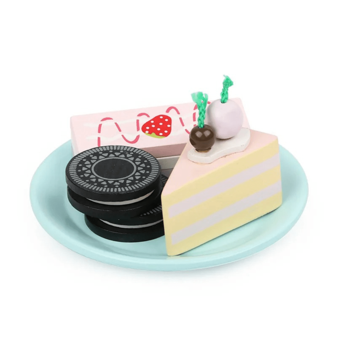 Maisonnette De Jeu Pour Enfants, Simulation De Pâtisserie, Vaisselle, Gâteau De Bébé, Thé L'Après-Midi, Jouet De Cuisine