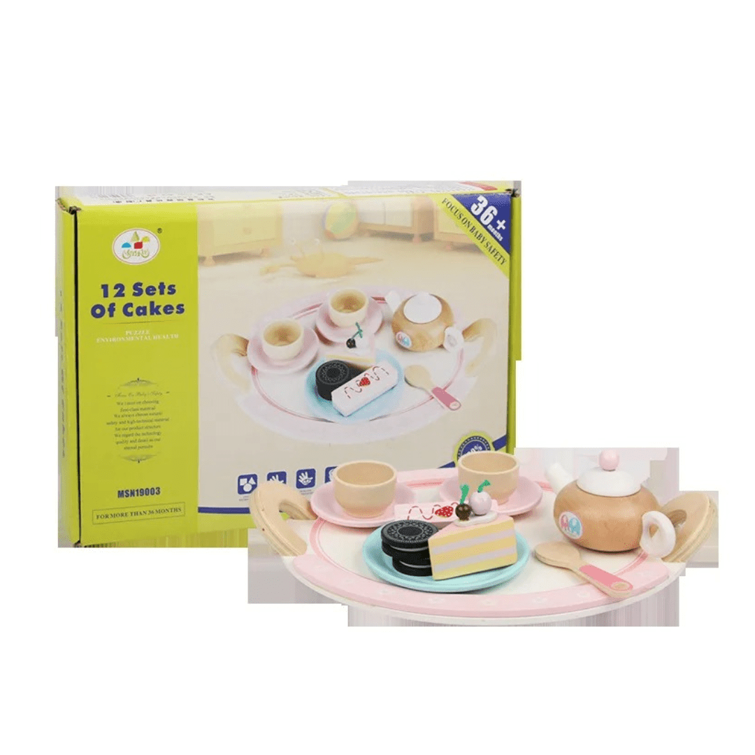 Maisonnette De Jeu Pour Enfants, Simulation De Pâtisserie, Vaisselle, Gâteau De Bébé, Thé L'Après-Midi, Jouet De Cuisine