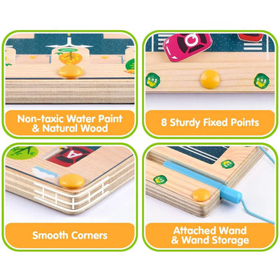 Laberinto Montessori de Aprendizaje del Abecedario