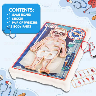 Kit Electrónico de Cirugía de Órganos del Cuerpo Humano "Crazy Doctor" - 953