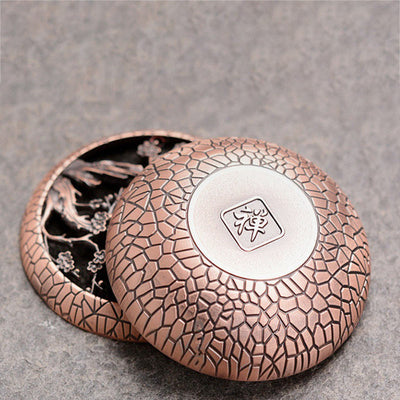 Buddha Stones Plum Flower Orchid Chrysanthemum Pattern Peace Incense Burner Decoration Decorations Incense Burner BS 3