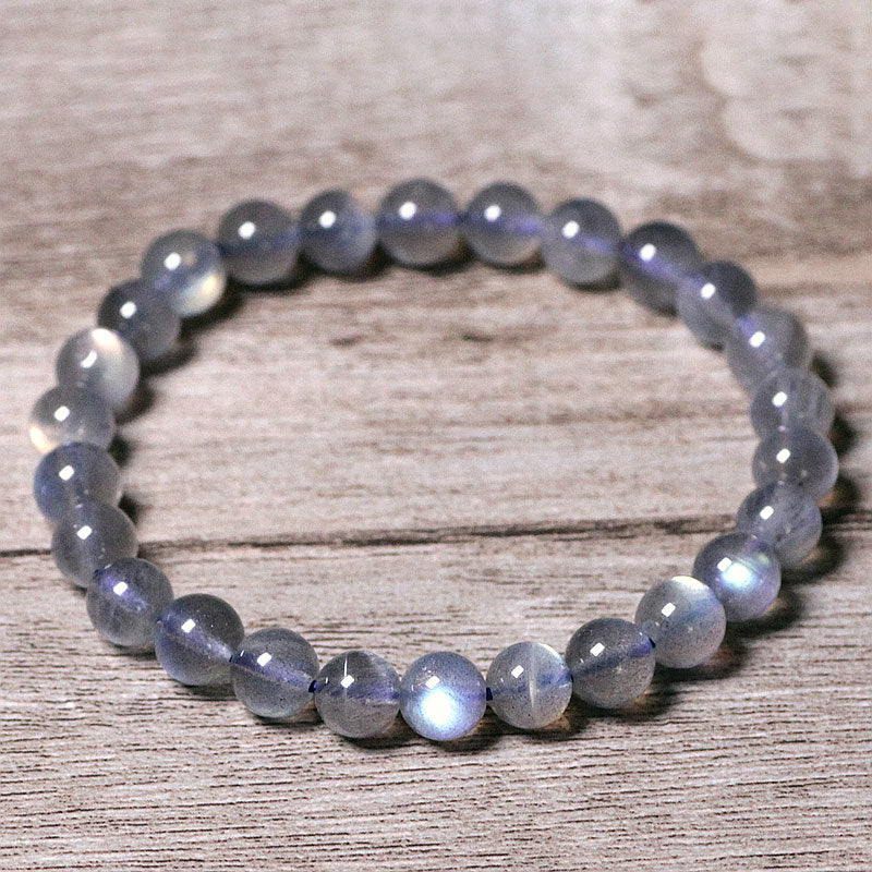 Buddha Stones Natural Moonstone Calm Positive Bracelet Bracelet BS 7mm