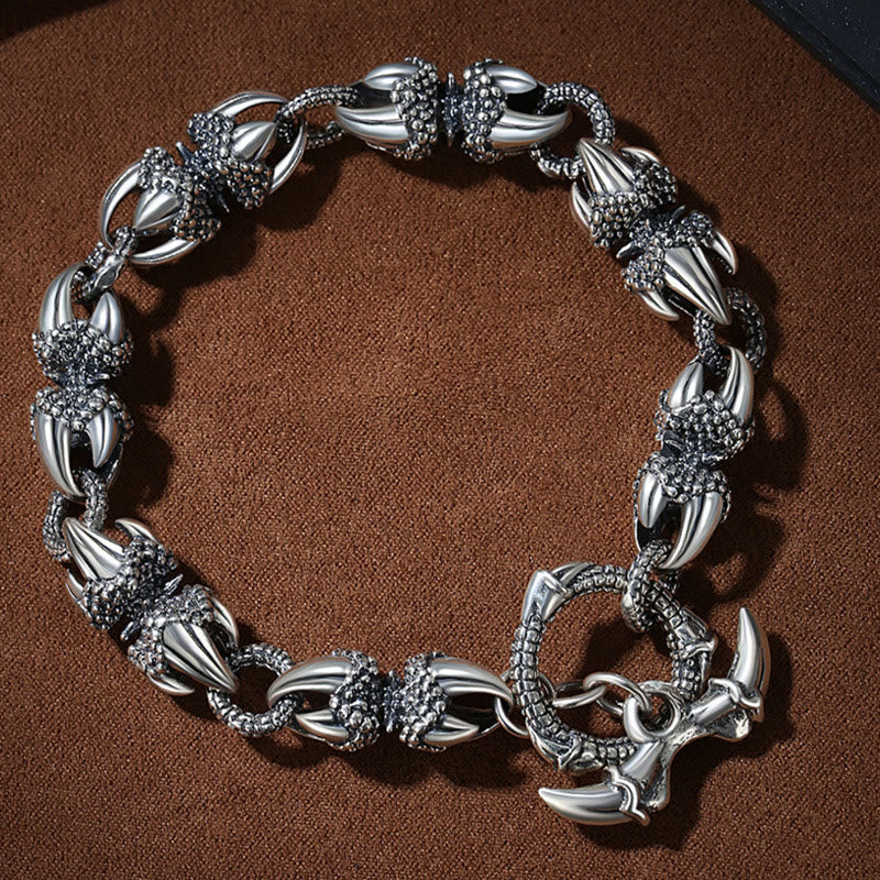 Buddha Stones Dragon Claw Engraved Strength Protection Bracelet Bracelet BS 2
