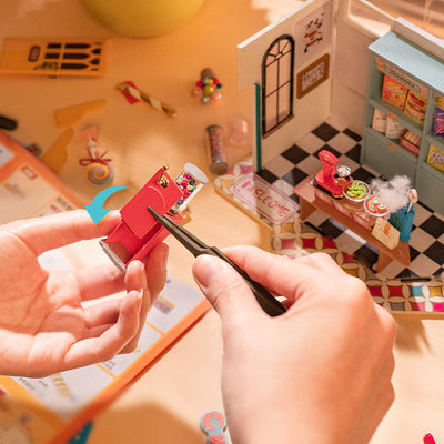 Hand Assembled Miniature House Model