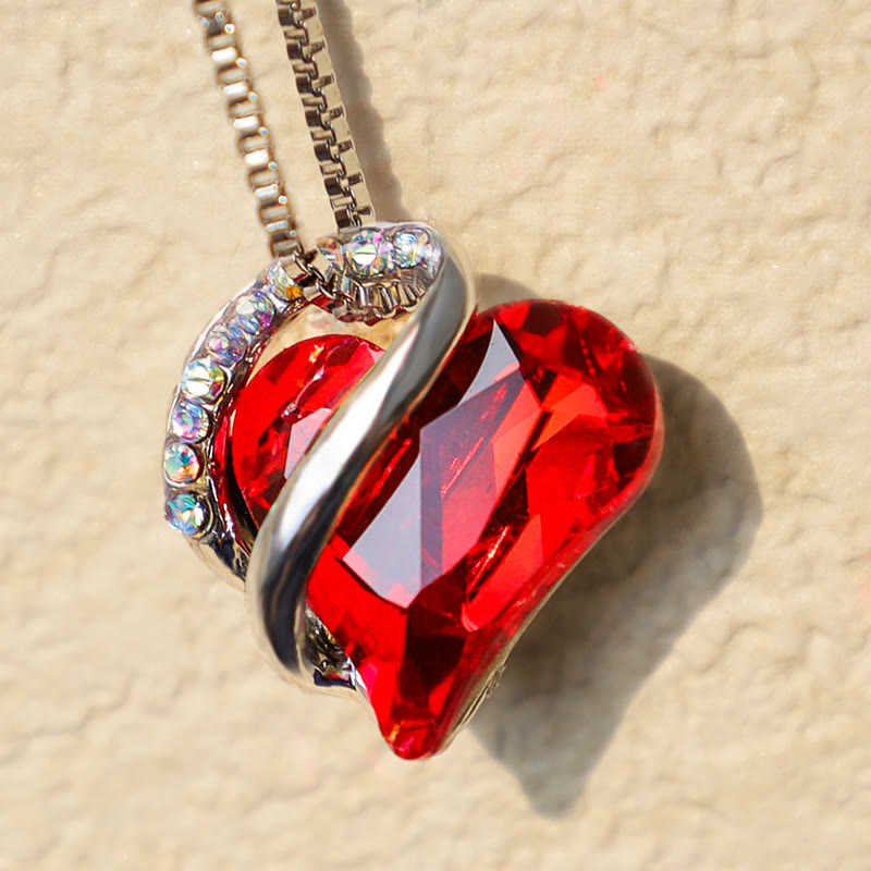 Buddha Stones Love Heart Birthstone Healing Energy Necklace Pendant Necklaces & Pendants BS 3
