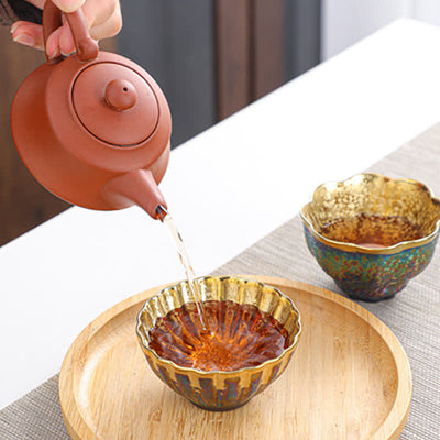 Buddha Stones Colorful Ceramic Teacup Tea Cups - image 2