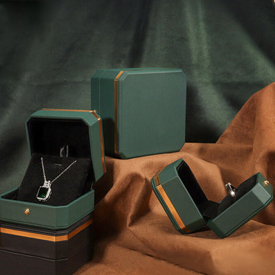 Buddha Stones Jewelry Storage Box PU Leather Gift Box - image 6