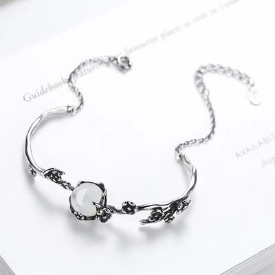 Buddha Stones Plum Blossom Chalcedony Positive Bracelet Bracelet BS 11