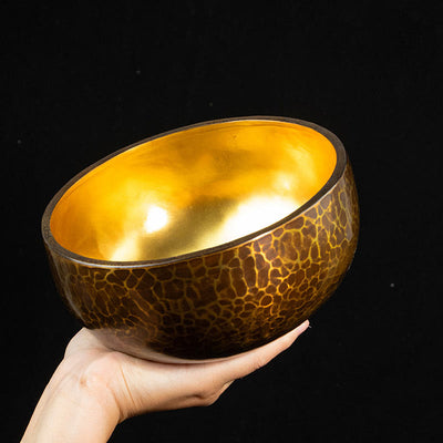 Buddha Stones Tibetan Meditation Sound Bowl Handcrafted Healing Yoga Mindfulness Singing Bowl Set Singing Bowl buddhastoneshop 7