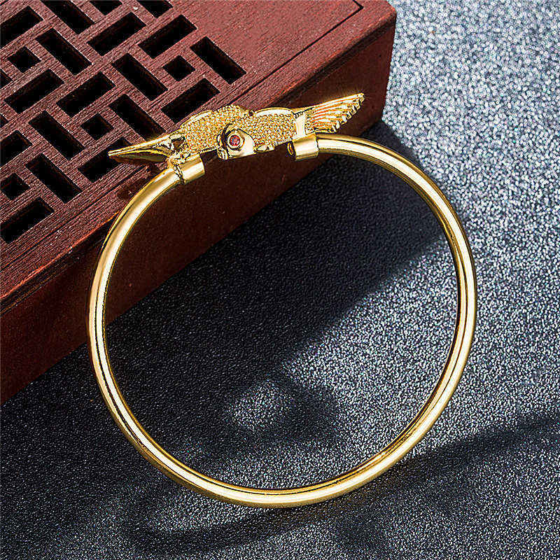 Buddha Stones Double Koi Fish Copper Prosperity Wealth Bracelet Bracelet Bangle BS 3
