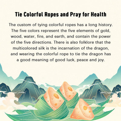 Buddha Stones 925 Sterling Silver Dragon Boat Festival Zongzi Pattern Luck Handmade Multicolored Rope Child Adult Bracelet Bracelet BS 5
