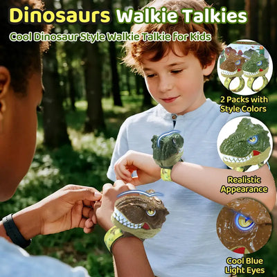 Walkie Talkies de Muñeca DinoTalk™ - Juego de Aventura Dino Manos Libres (Paquete de 2)