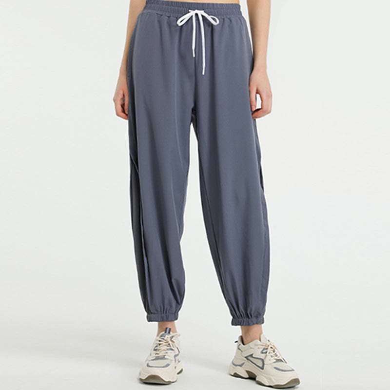 Buddha Stones High Waist Loose Fitness Yoga Sports Track Pants With Pockets Track Pants BS 2