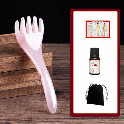 Resin Gua Sha Massage Comb Tool Set Gua Sha Tool BS Pink