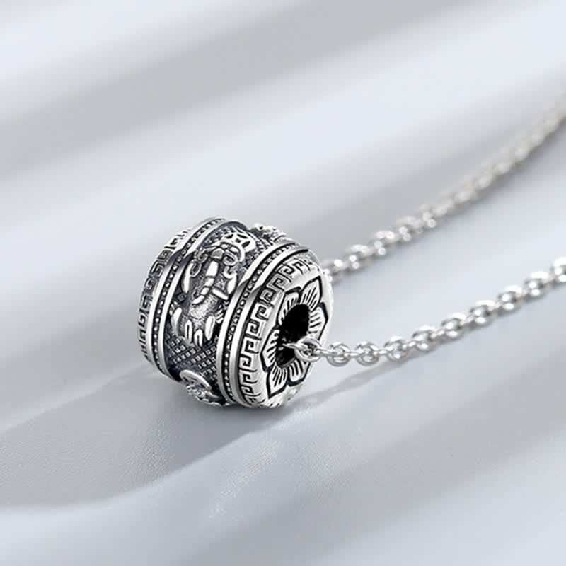Buddha Stones PiXiu Luck Wealth Rotatable Necklace Pendant Necklaces & Pendants BS 3