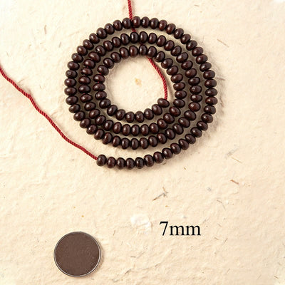 Buddha Stones Natural Tibet 108 Mala Beads Purple Bodhi Seed Wealth Bracelet Mala Bracelet BS 7