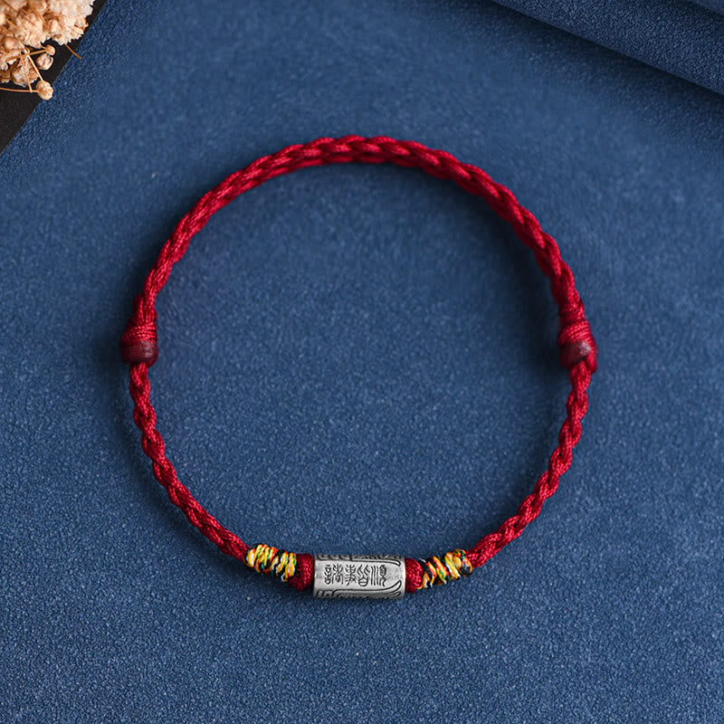 Foviel Handcrafted 925 Sterling Silver Everything Goes Well Design Protection Strength Bracelet Anklet